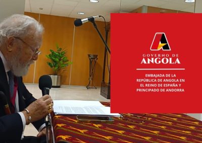 Conferencia en la embajada de Angola