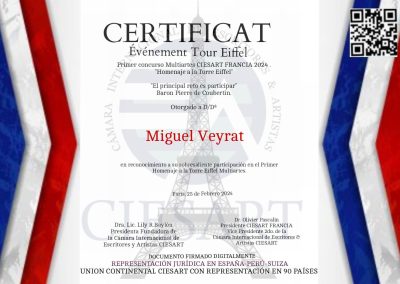Concurso 'Homenaje a la Torre Eiffel'